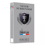 NEVER SURRENDER – Eau de Toilette Homme boisé et musc blanc 75 ml